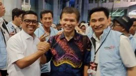 Keterangan foto : Ketua Projo Banten Zulham Medy bersama Gubernur Banten, Sabtu (29/11/2025)