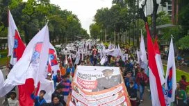 Keterangan foto: Koalisi Sipil Masyarakat Anti Korupsi (KOSMAK)