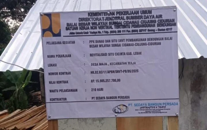 Matahukum Minta Bpk Audit Proyek Revitalisasi Cisitu Cicinta Maja, Jika Ada Kebocoran Laporkan Ke Kejaksaan