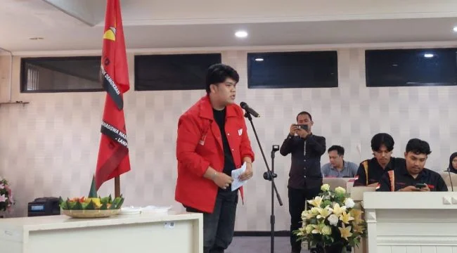 Keterangan foto: Ketua Dalam Negeri EN-LMND, Redho Balau.