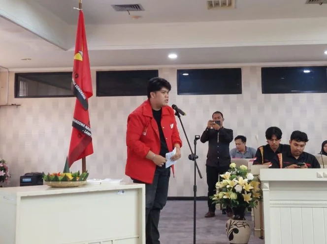 
Keterangan foto: Ketua Dalam Negeri EN-LMND, Redho Balau.