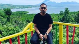 Keterangan foto: Mesak Habari, Ketua Solidaritas Muda Indonesia, Kamis (13/11/2025).