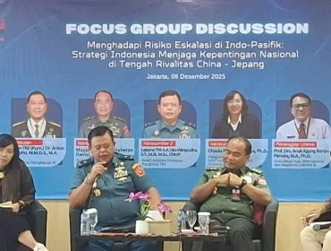 Universitas Pertahanan Republik Indonesia (Unhan RI) bekerja sama dengan Forum Sinologi Indonesia (FSI) menggelar Focus Group Discussion (FGD) bertajuk “Menghadapi Risiko Eskalasi di Indo-Pasifik