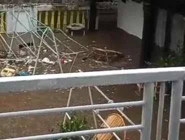 Banjir di kota Sukabumi .