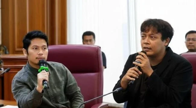 Keterangan foto : Dosen Komunikasi Politik Universitas Paramadina Erik Ardiyanto dan Dosen Ilmu Politik dan Pemerintahan Insan Praditya Anugrah, Kamis (25/12/2025)
