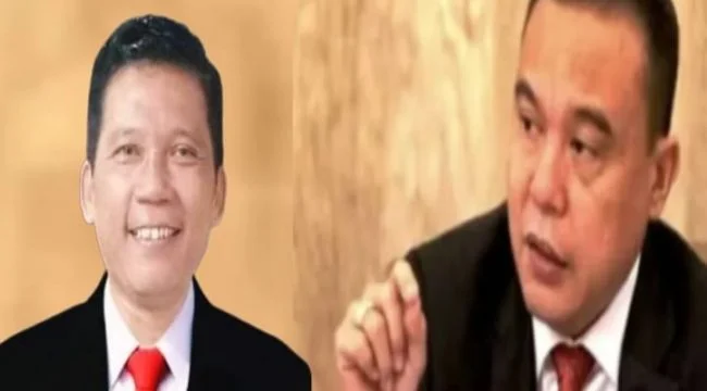 Keterangan foto : Sekjen Matahukum Mukhsin Nasir dan Wakil Ketua DPR RI Sufmi Dasco Ahmad, Jumat (12/12/2025)