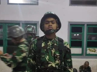 Keterangan foto : Wisnu Surya Saputra lolos jadi TNI, Jumat (12/12/2025)