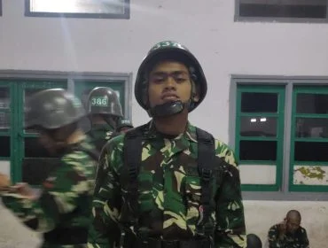 Keterangan foto : Wisnu Surya Saputra lolos jadi TNI, Jumat (12/12/2025)