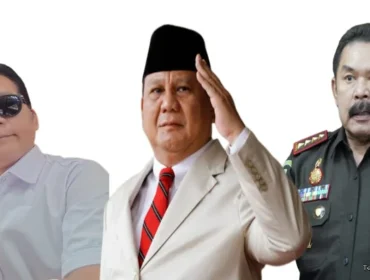 Keterangan : Ilustrasi Foto Sekjen Matahukum Mukhsin Nasir, Presiden Prabowo Subianto dan Jaksa Agung ST Burhanuddin, Sabtu (16/1/2026)