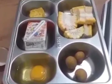 Keterangan foto; Menu MBG di SMAN 1 Cigemblong, Kabupaten Lebak.