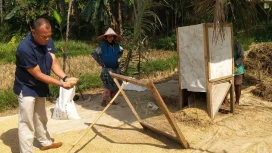Keterangan foto : Bulog Lebak dan Pandeglang hadir untuk petani, Jumat (17/4/2026)